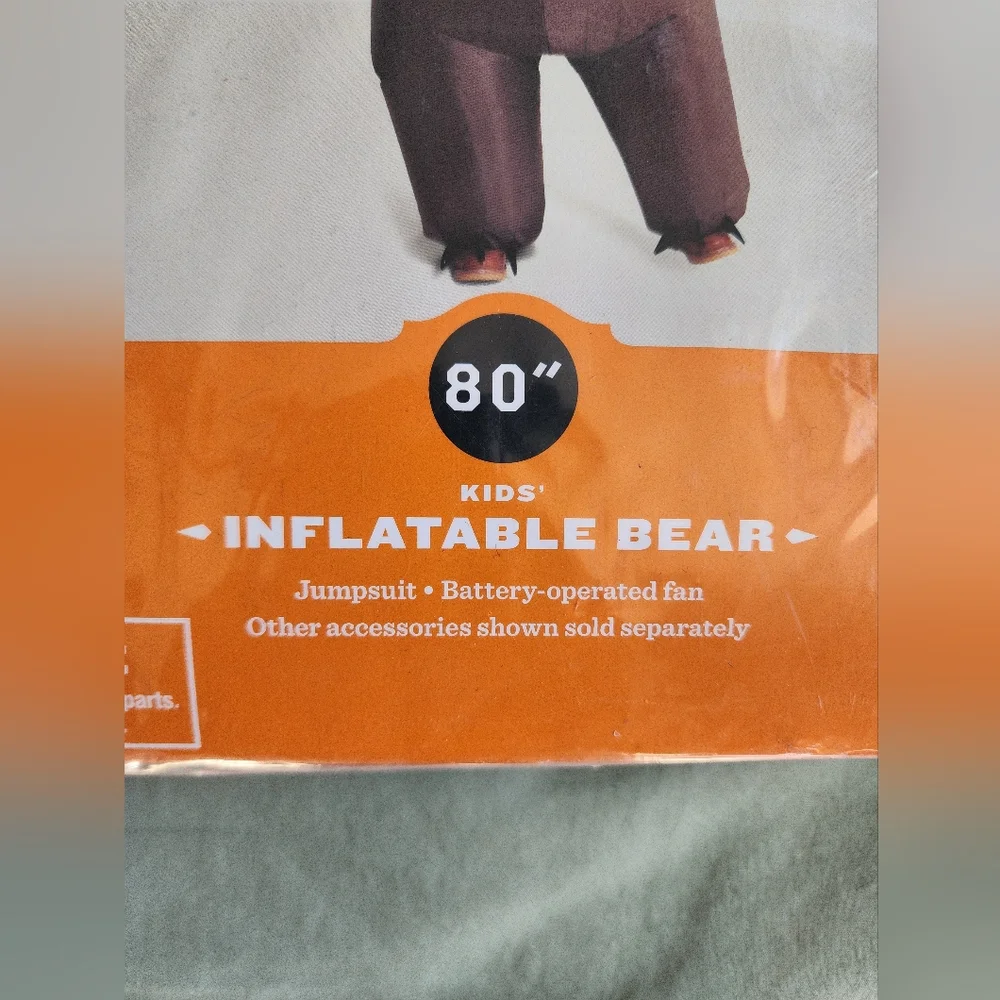Hyde & Eek! Kids Inflatable Bear Halloween Costume One Size